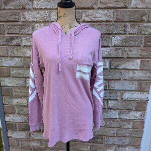 ⭐ Victoria's Secret PINK hooded light-weight tee top XS